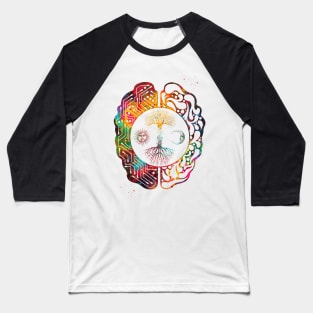 Tree of Life and brain Baseball T-Shirt